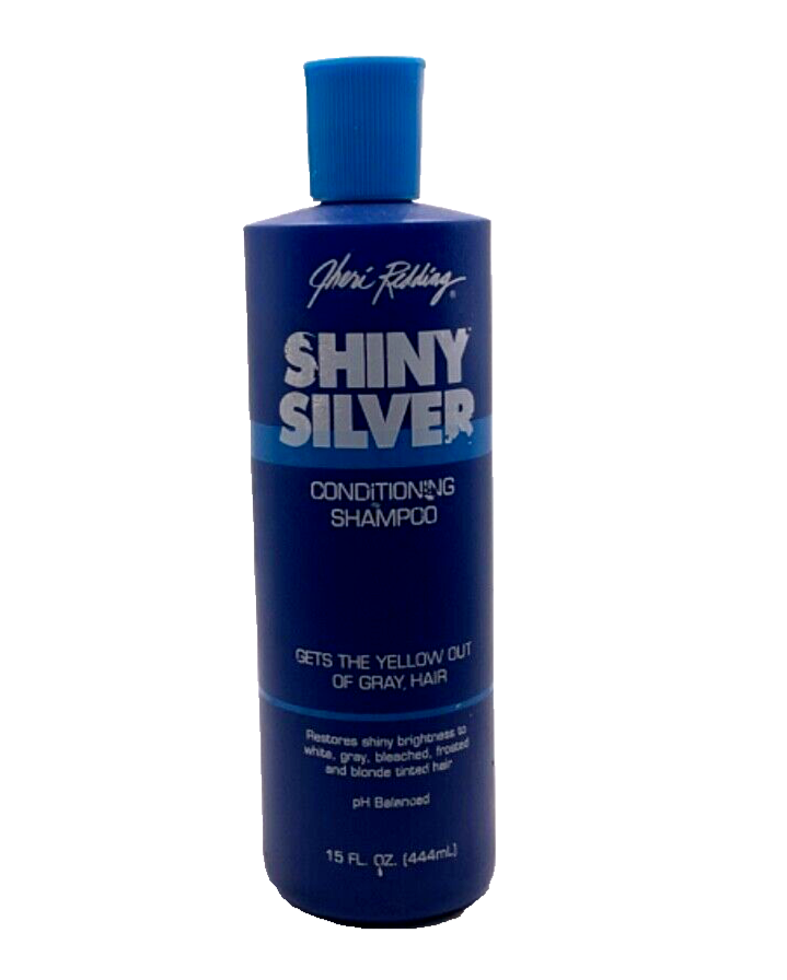 Jheri Redding Shiny Silver Conditioning Shampoo Gets Yellow Out / 15 oz
