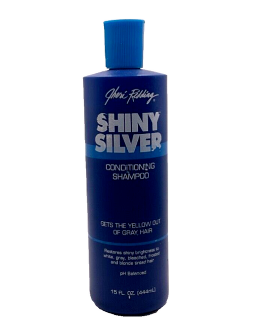 Jheri Redding Shiny Silver Conditioning Shampoo Gets Yellow Out / 15 oz