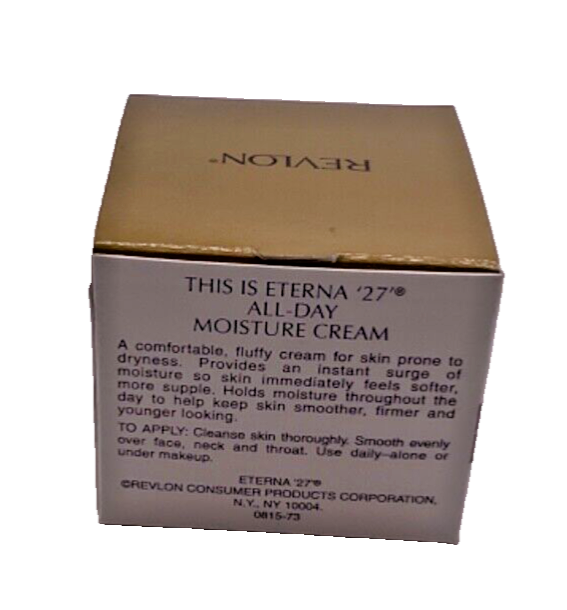 Revlon Eterna 27 All Day Moisture Cream / 2oz **NO PROGENTIN**