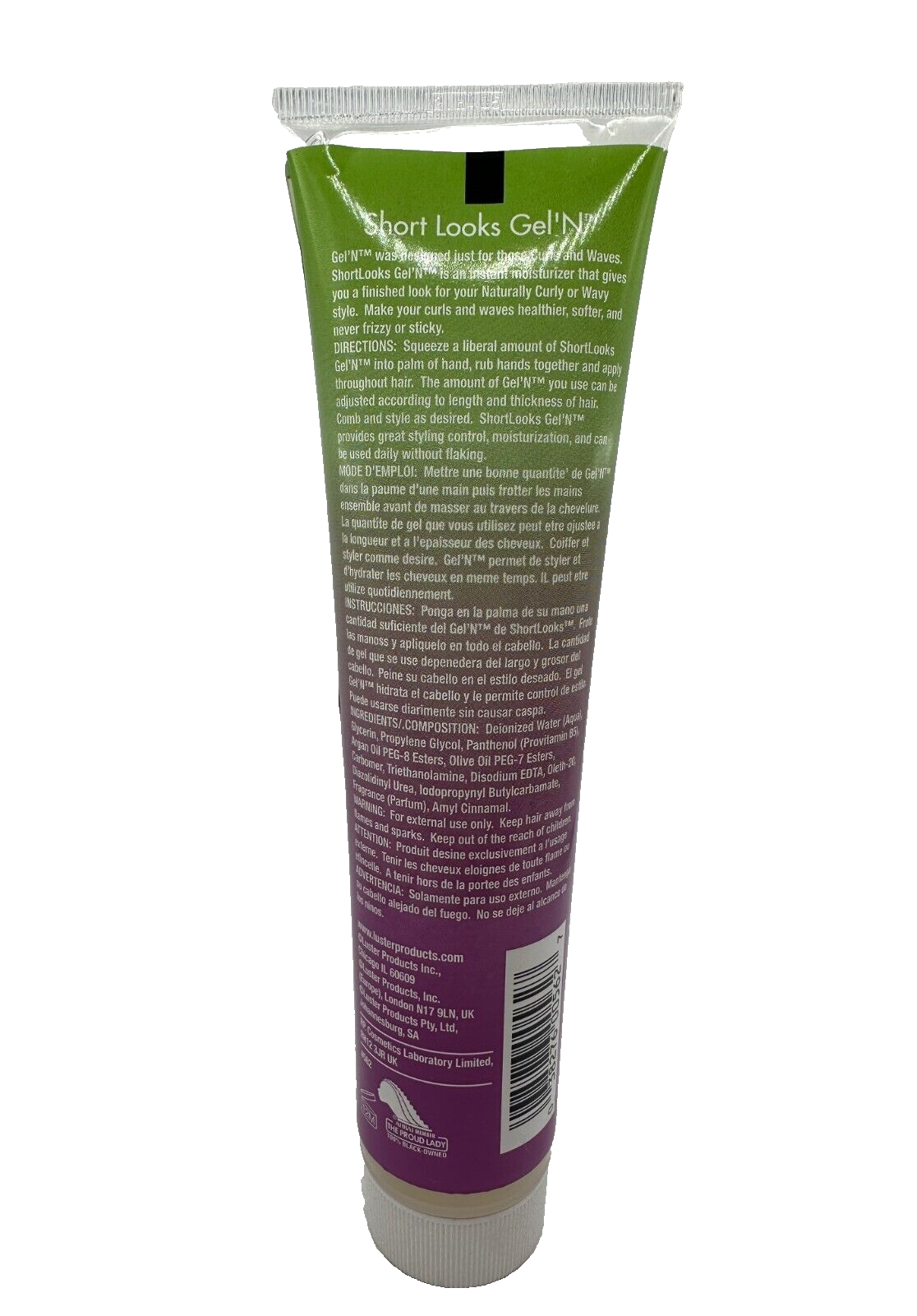 Luster's Pink Shortlooks Gel'n 6 oz / 170g - NEW