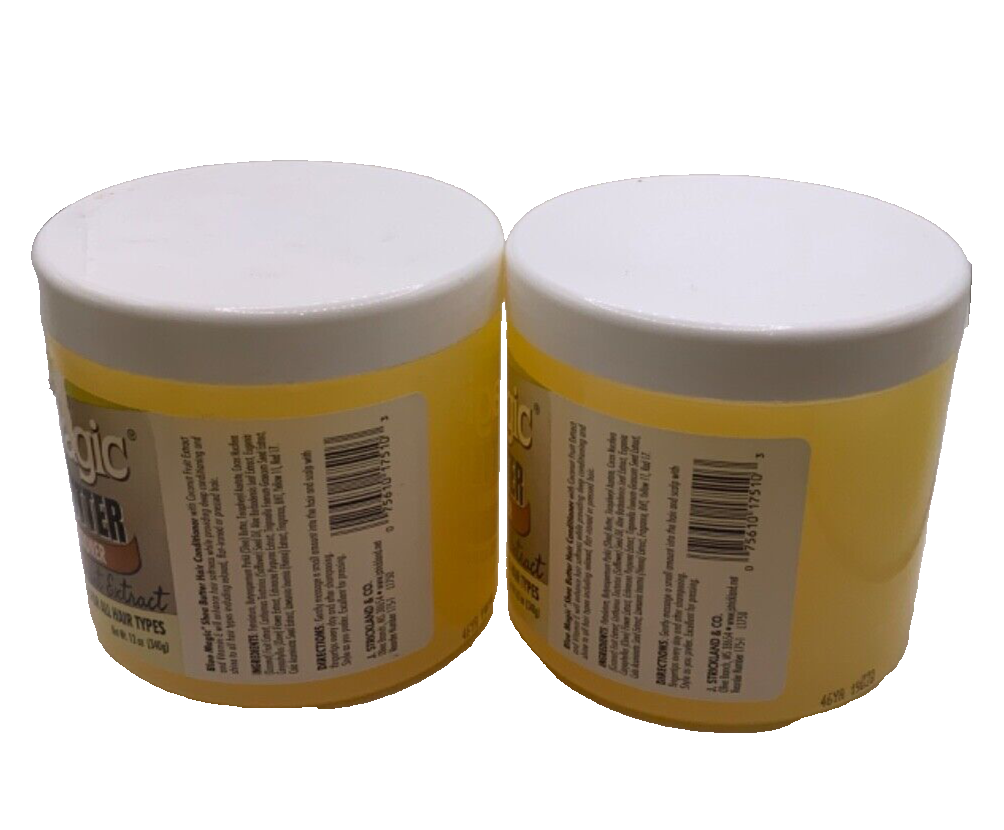 (2 PACK) Blue Magic Shea Butter Hair Conditioner With Vitamin E 12oz