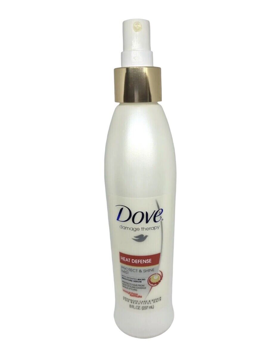 Dove Damage Therapy Heat Defense Protect & Shine Mist - 8 Fl Oz (237mL)