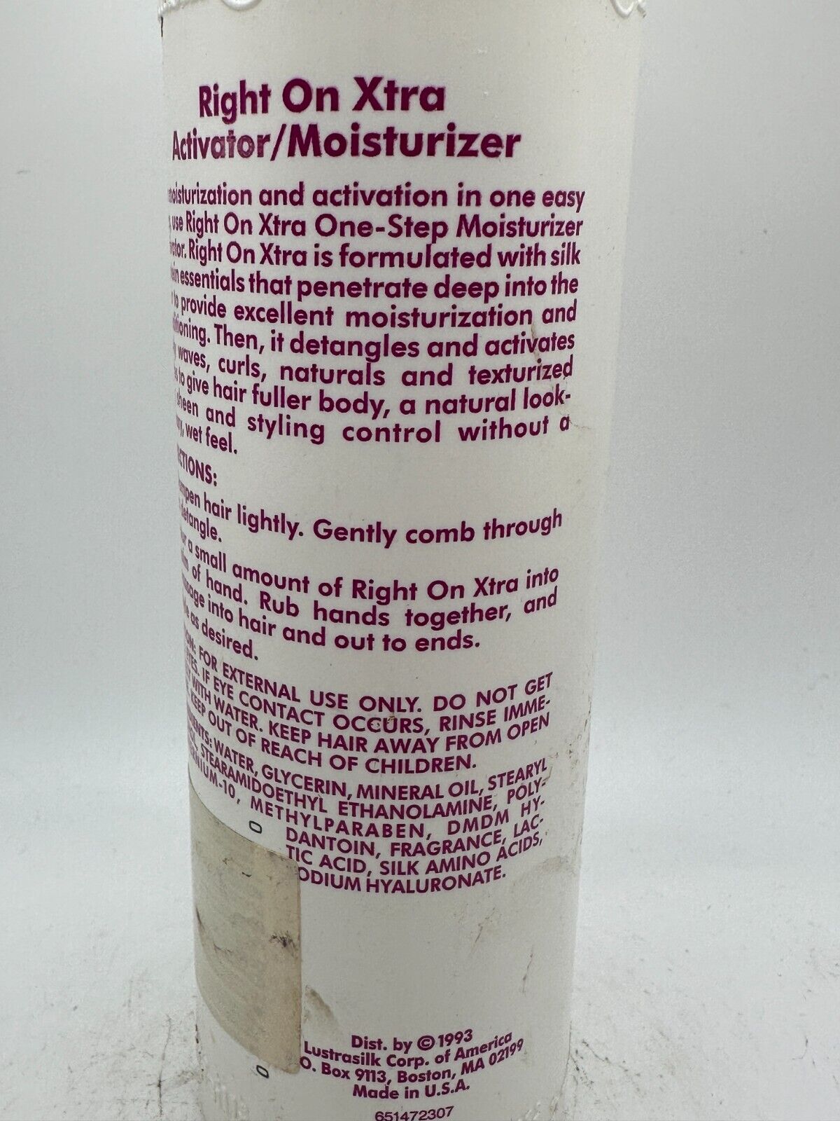 Lustrasilk Right On Xtra One-Step Moisturizer Activator - 12 FL OZ