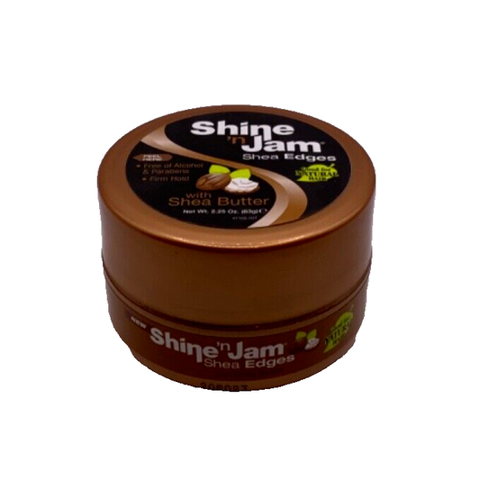 Shine N Jam Shea Edges Firm Hold 2.25oz