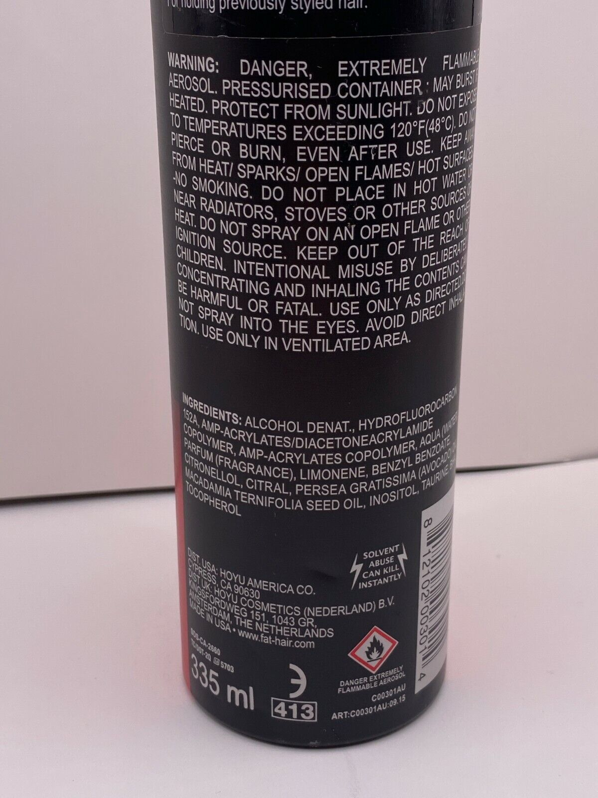 (1) Samy Fat Hair 0 Calories Amplifying Hair Spray Advanced Repair Formula 10 oz