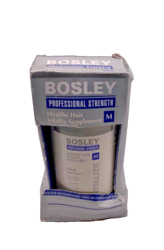 Bosley Health Hair Vitality Supplement 60 Tablets DAMAGED PACKAGING