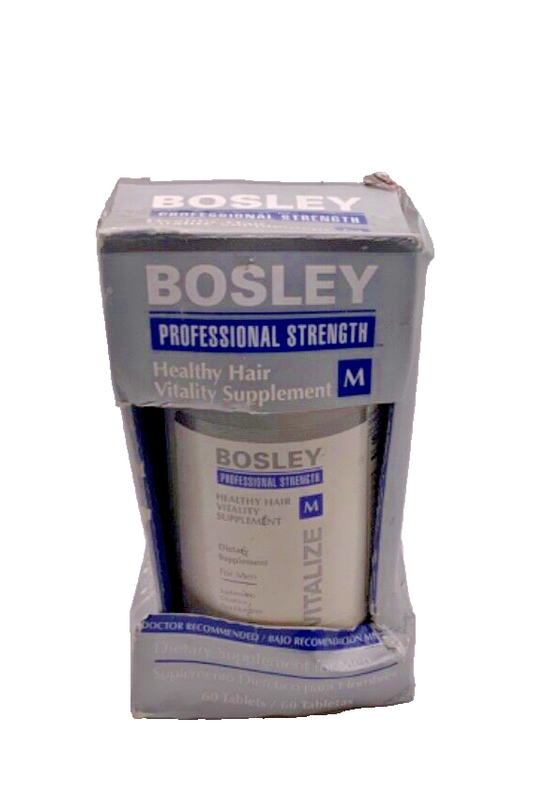 Bosley Health Hair Vitality Supplement 60 Tablets DAMAGED PACKAGING