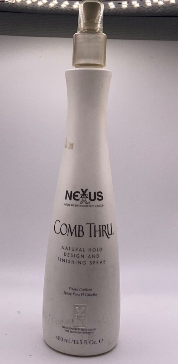 Nexxus Comb Thru Natural Hold Design And Finishing Sprae 13.5oz