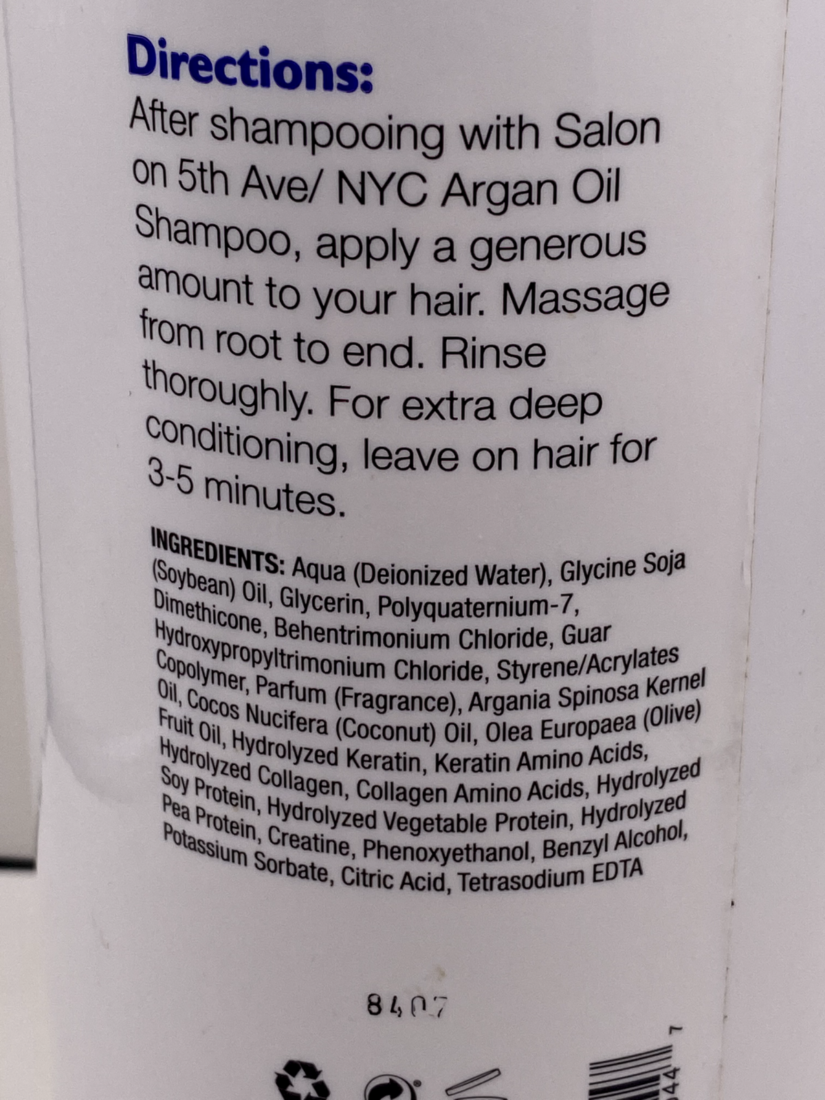 Salon On The 5th Avenue/NYC Argan Oil Conditioner, 32 fl.oz