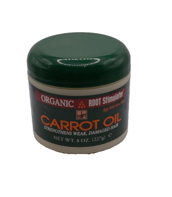 Organic Root Stimulator Carrot Oil Strengthens Weak Hair 8oz