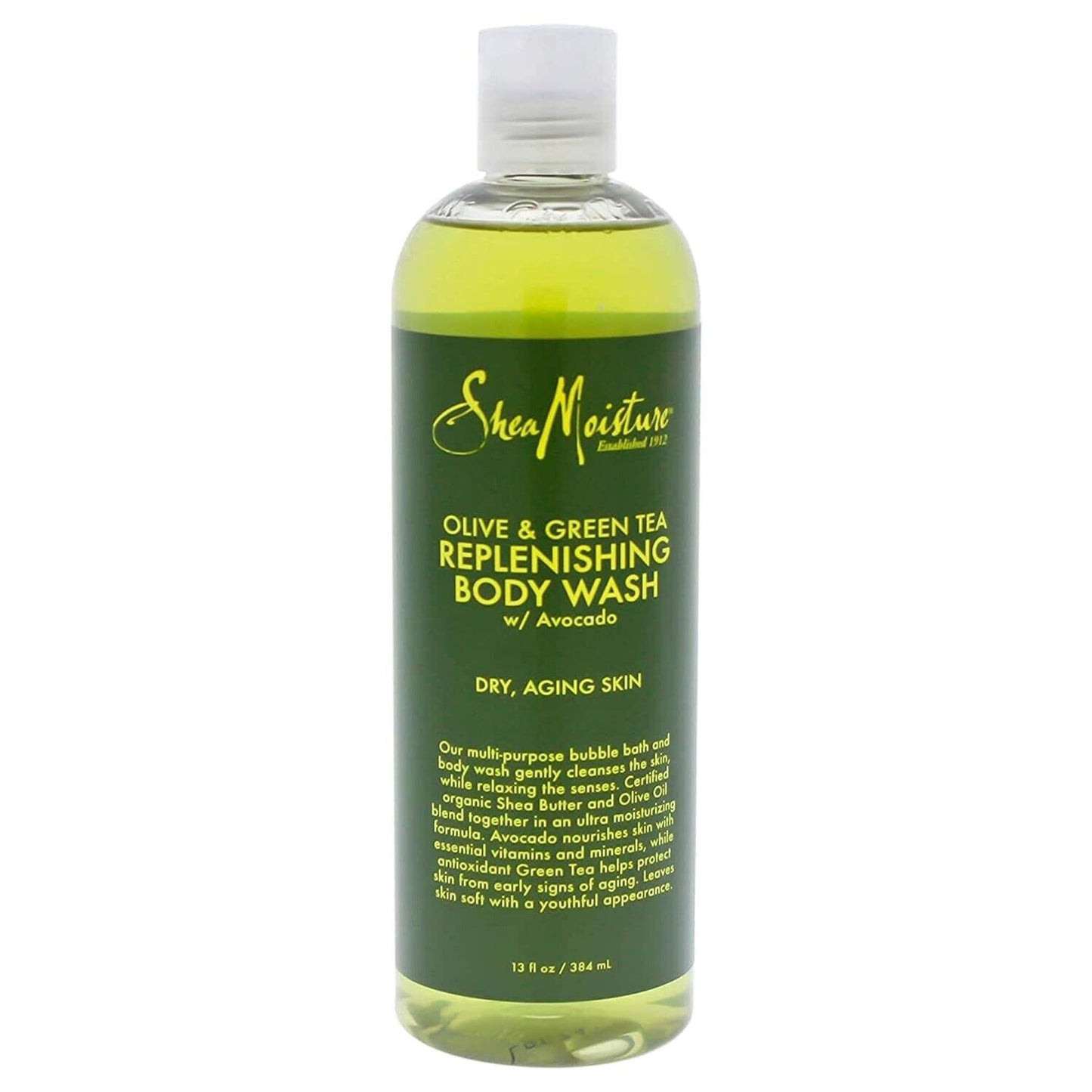 SheaMoisture Olive & Green Tea Replenishing Body Wash Olive & Green Tea 13 oz