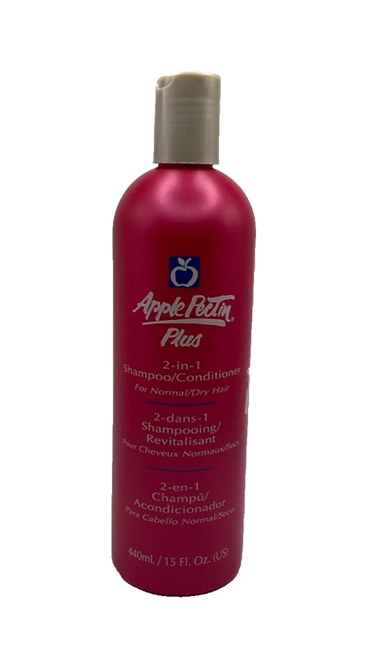 Apple Pectin 2 in 1 Shampoo Conditioner For Normal Dry Hair / 15 fl oz