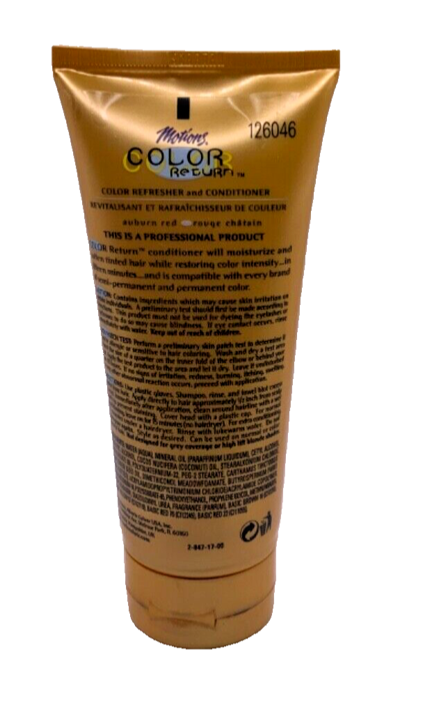 Motions Color Return Color Refresher And Conditioner Auburn Red 6oz