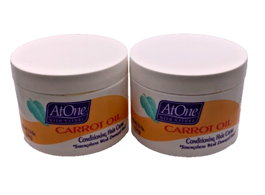 (2) AtOne Carrot Oil Conditioning Hair Creme 5.5oz