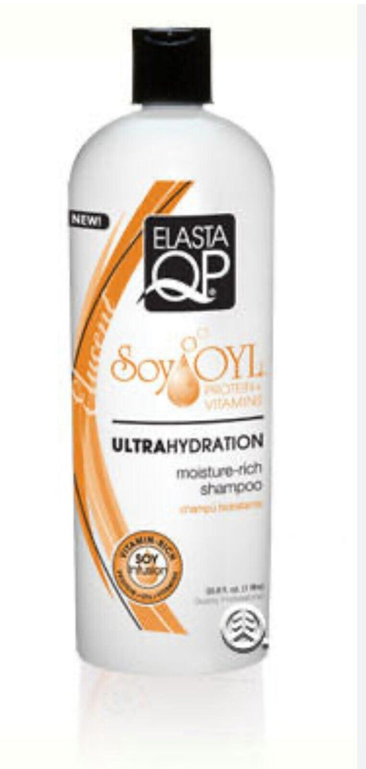 Elasta QP Soy Oyl Ultra Hydration Anti-Breakage Moisture Rich Shampoo 33.8oz
