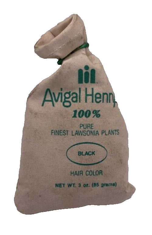 Avigal Henna 100% Pure Finest Lawsonia Plants Black Hair Color 3oz