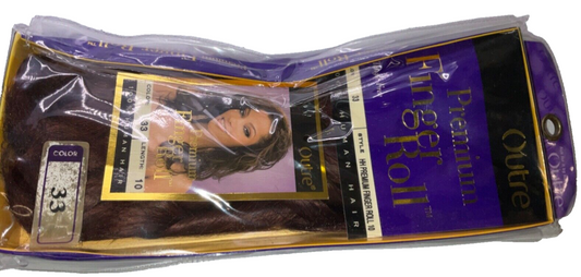 Outre Premium Finger Roll 100% Human Hair Color 33 (10 inches)