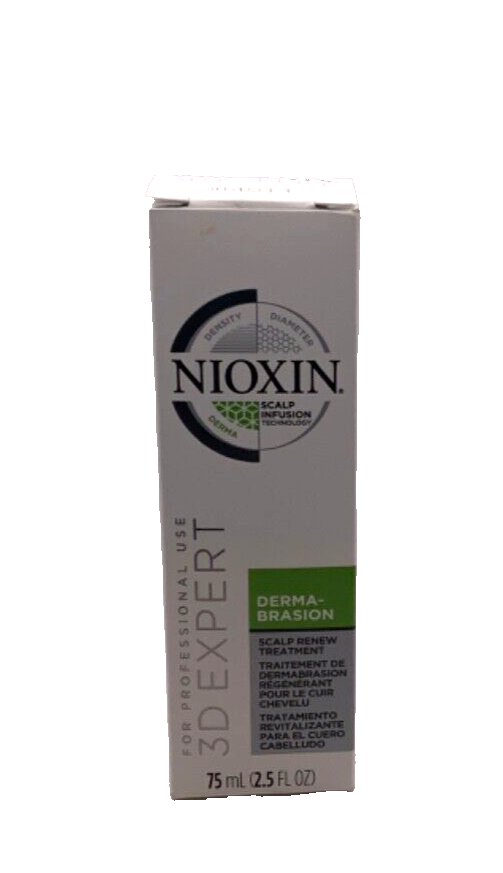 Nioxin 3D Expert Dermabrasion Scalp Renew Treatment Serum 2.5 oz
