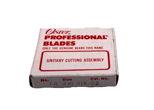 Oster Professional Blades Unitary Cutting Assembly No.70 Size 3/0 (918-02)