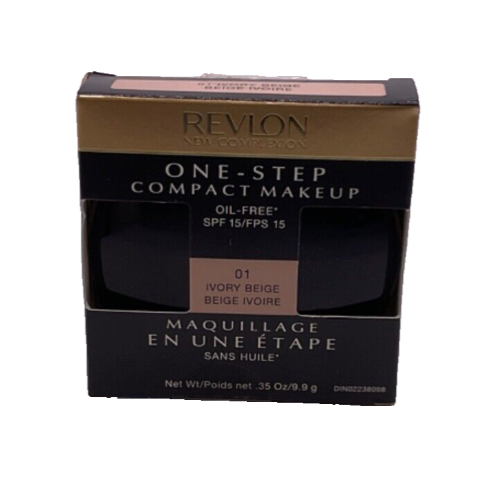 Revlon New Complexion One-Step Compact Makeup #01 Ivory Beige/.35oz