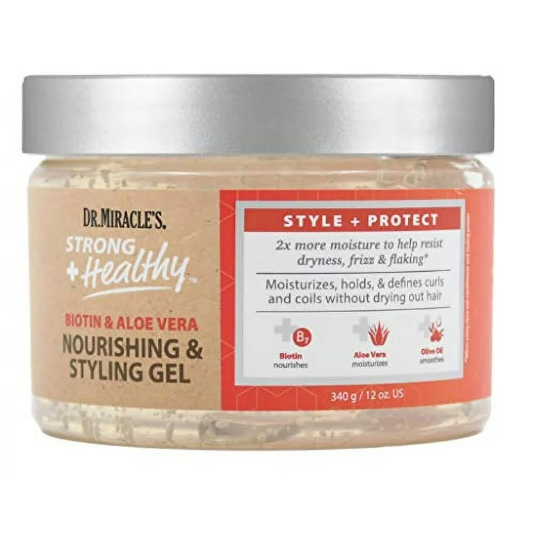 Dr. Miracle's Strong and Healthy Nourishing and Styling Gel - 12 oz (340 g)
