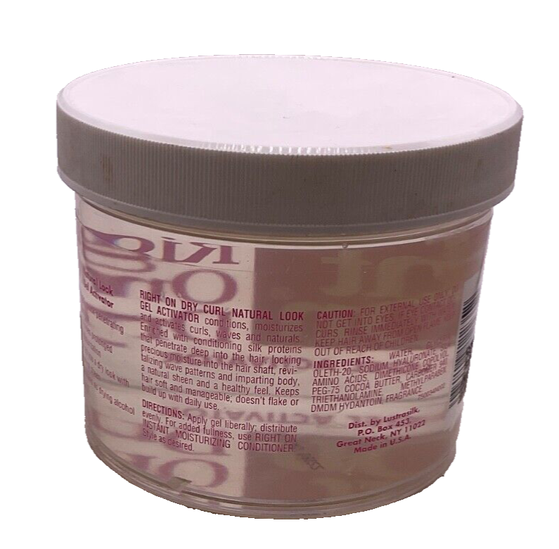 Lustrasilk Right On Dry Curl Gel Activator-Original Formula *LIQUID* / 32 oz