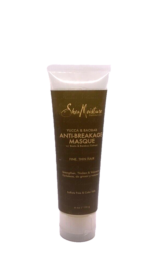 Shea Moisture Yucca & Baobab Anti-Breakage Masque For Fine Hair / 4 oz