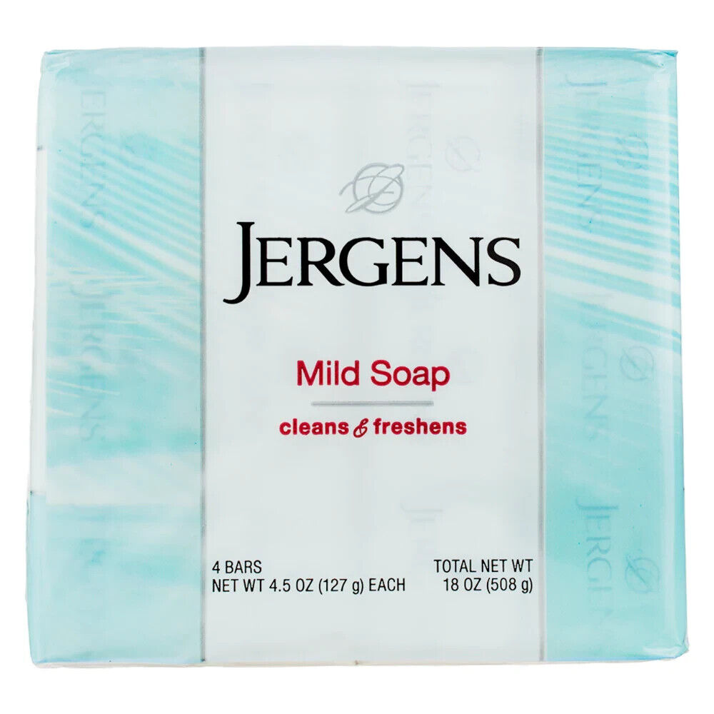 (4 pack) Jergens Mild Soap / 3.5 oz each