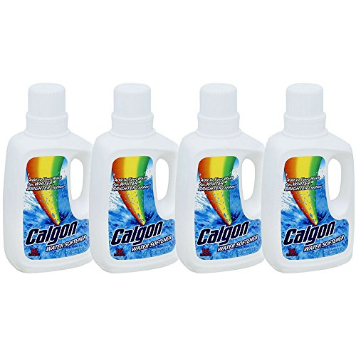 (4) Calgon Water Softener 32 Fl. Oz Bottle Laundry Detergent Booster