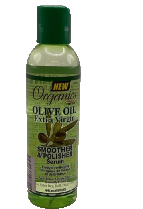 Africa's Best Organics Olive Oil Smoother & Polisher Smoothing Serum / 6 fl. oz