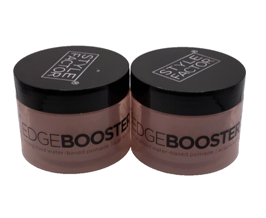 (2 PACK) Style Factor Edge Booster Water-Based Pomade 3.38oz