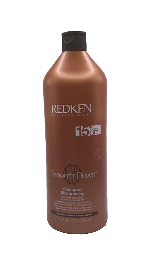 Redken Smooth Down Shampoo Anti Frizz Smoothing Very dry / Unruly hair 33.8 oz