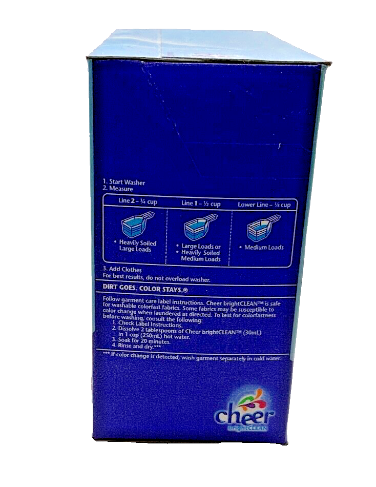 Cheer Bright Clean Detergent-Fresh Clean Scent / 26oz (1.62 lb)