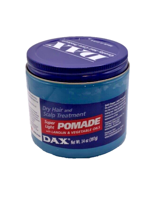 Dax Super Light Pomade With Lanolin & Vegetable Oils Hair Scalp Treatment 14oz