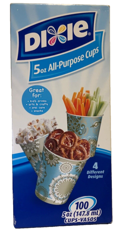 Dixie Paisley All Purpose Cups 5 oz 100 Cups