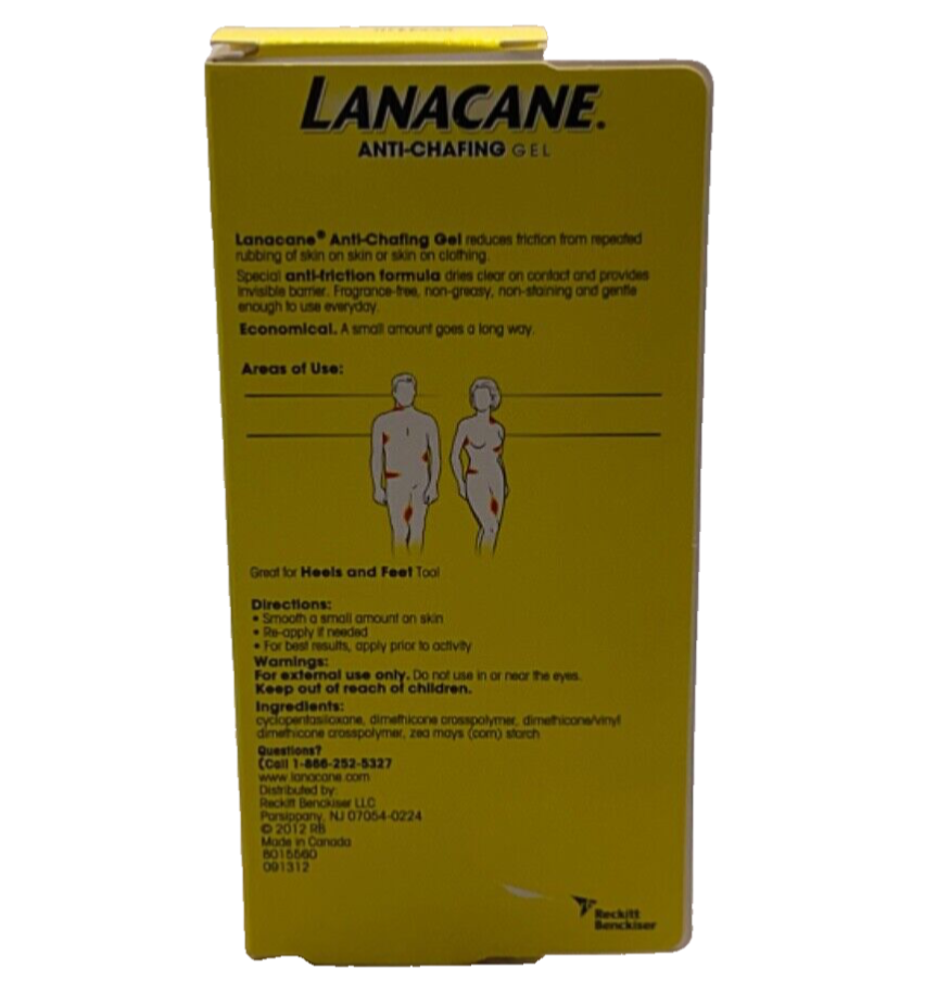 Lanacane Anti-Chafing Gel Ant-Friction Formula/1 oz