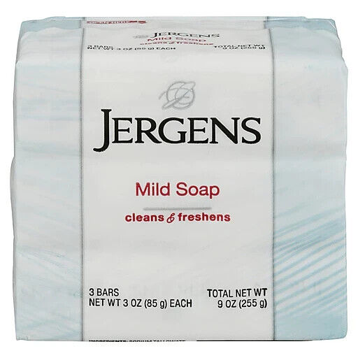 (3 Bars) Jergens Mild Soap / 3oz each