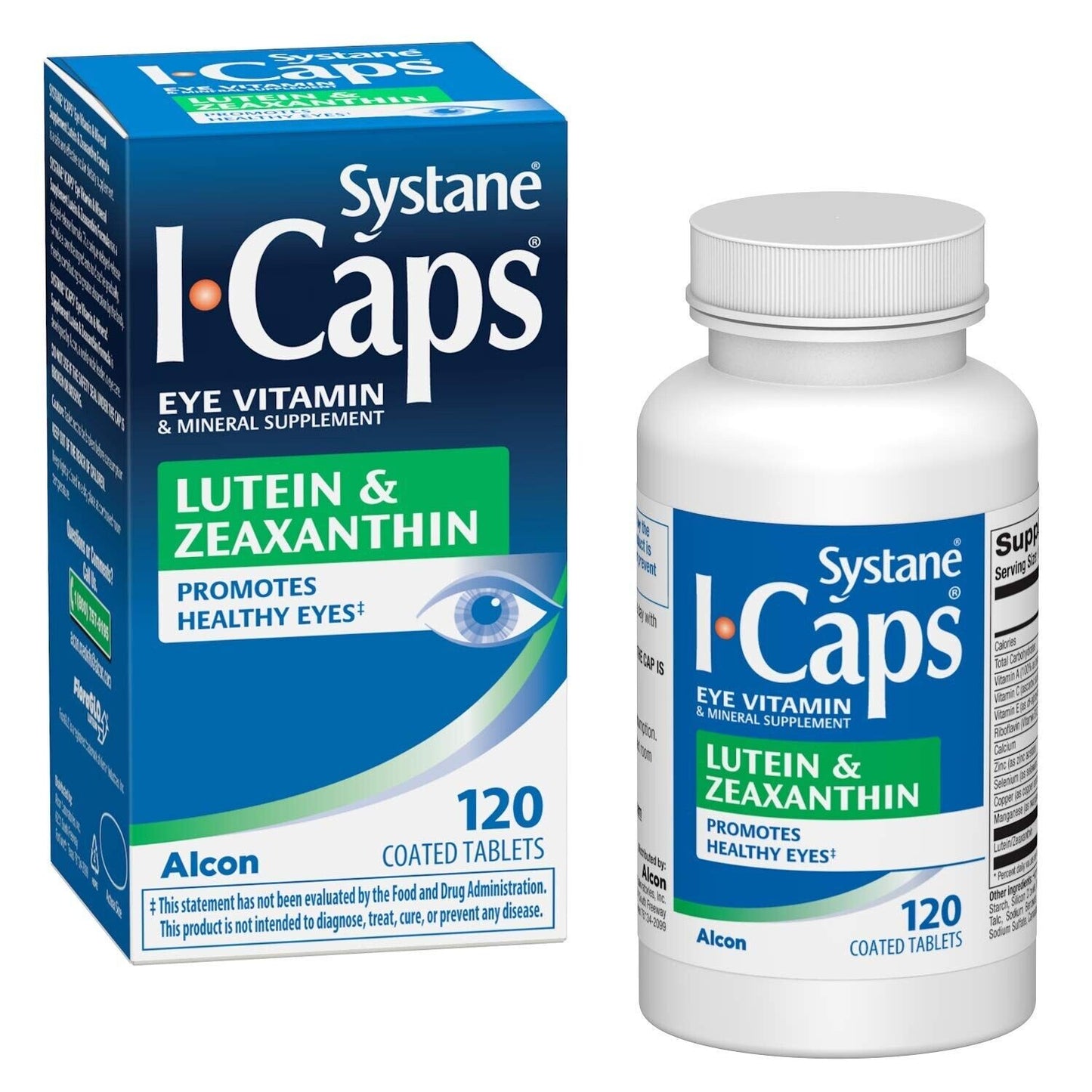 Systane I-Caps Eye Vitamin & Mineral Supplement /120 tablets *EXP. 03/2025*