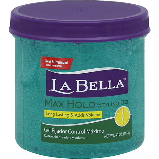 La Bella max hold Styling Gel long lasting Maximum Hold 40 Oz