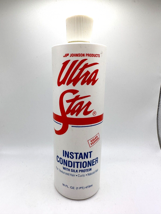 Johnson Products Ultra Star Instant Conditioner W/ Silk Protein - 16 fl oz