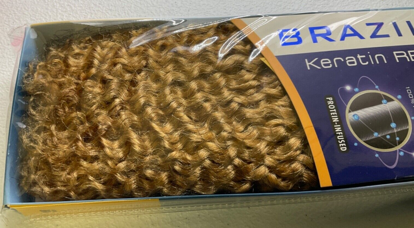 Sensationnel Live Brazilian Keratin Remi Jerry Curl Color #T1B/27 10 inch