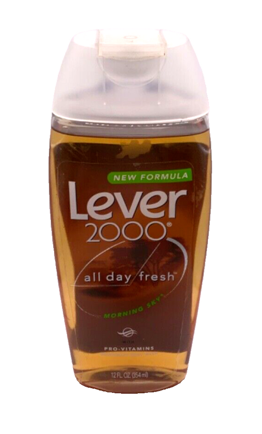 Vintage Lever 2000 All Day Fresh Morning Sky Deodorant Body Wash 12oz