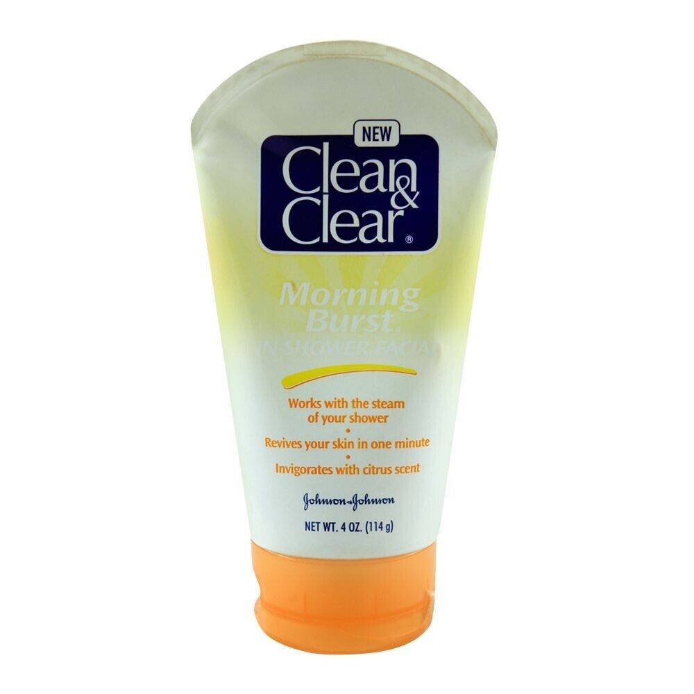 Johnson & Johnson Clean & Clear Morning Burst In-Shower Facial/4oz