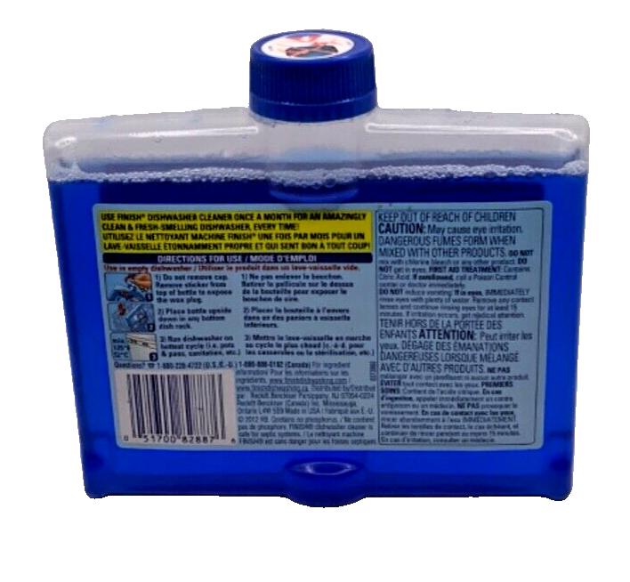 Finish Dishwasher Cleaner For Grease & Residue 8.45oz