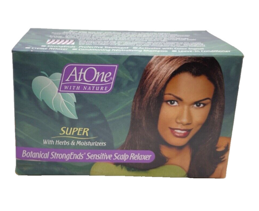 AtOne with Nature Botanical StrongEnds Sensitive Scalp Relaxer Super Strength
