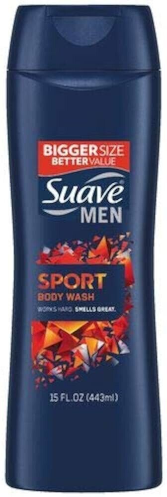 Suave Men Sport Body Wash / 15 fl oz