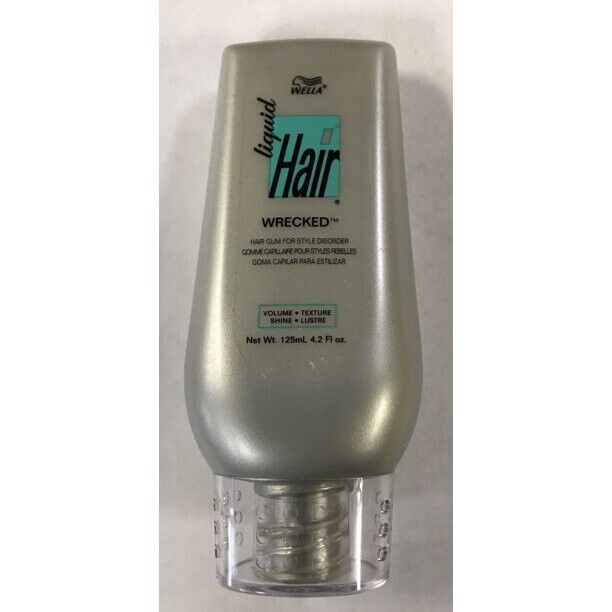 Wella Liquid Hair Wrecked Hair Gum Volume,texture,shine 4.2 oz.