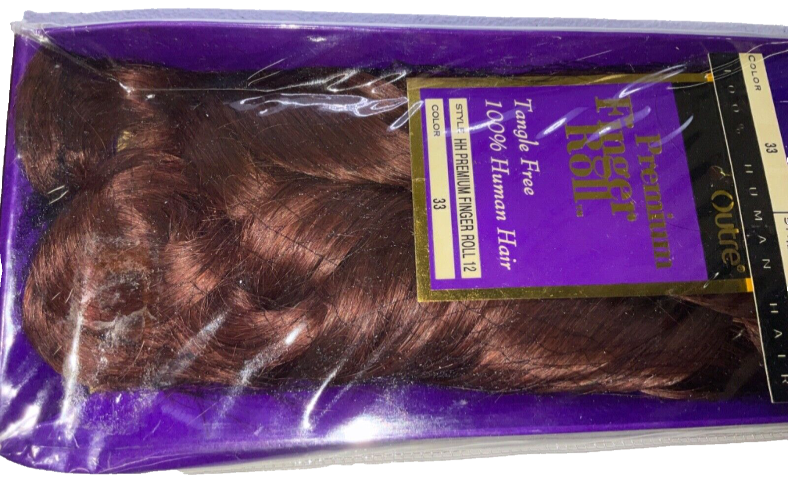 Outre Premium Finger Roll 100% Human Hair Color 33 (12 inches)