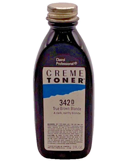 Clairol Professional Creme Toner #342D True Brown Blonde/2 fl oz
