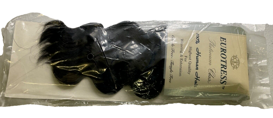 Eurotress Platinum Class 100% Human Hair/Style-Naples/Color 1/10 inches